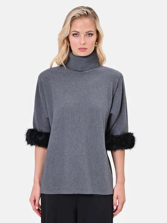 Rinascimento Pullover mit Bündchen
