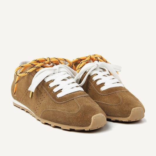 Nubikk Billy Lou Cognacfarbene Combi Sneaker für Damen