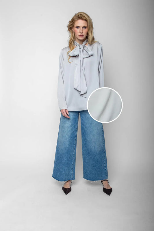 Tonno & Panna Damenbluse silver