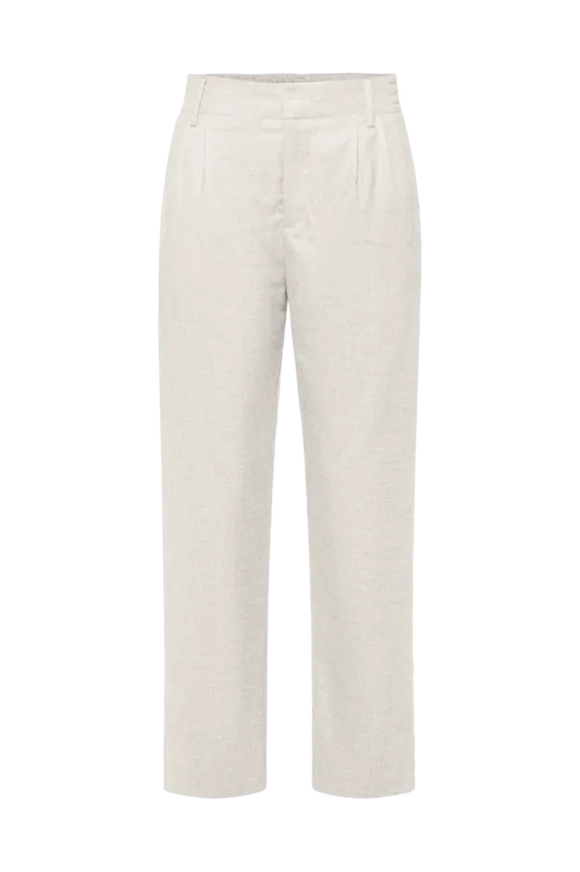 DISPATCH_0 Bundfaltenhose in softem Flanell