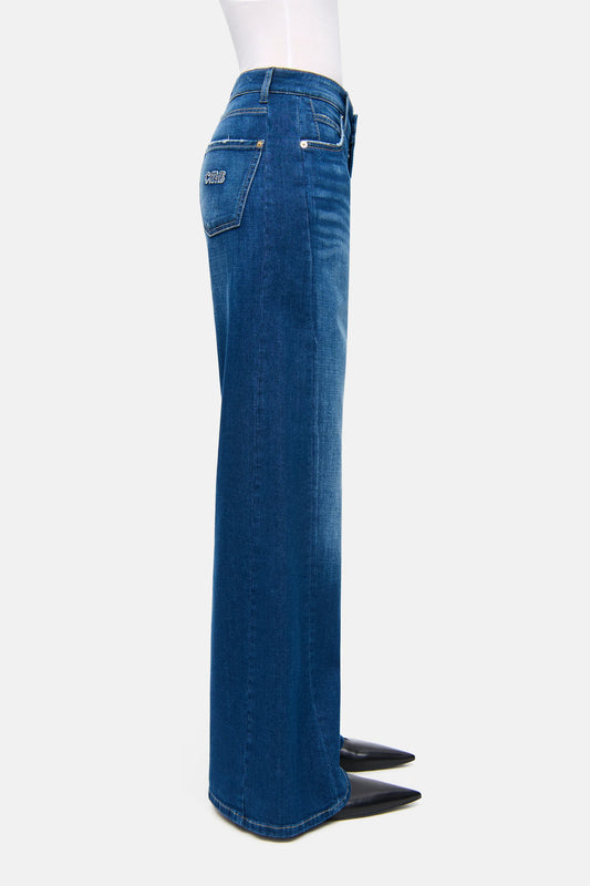 Cambio Hose Palazzo-Jeans Long