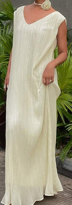 Livesso Kleid mit Blumen Chocker