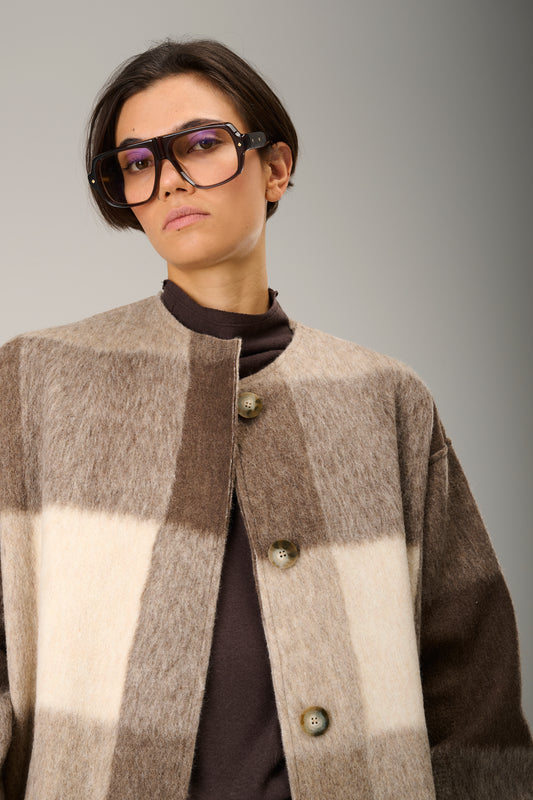 Liv Bergen Split_check Coat