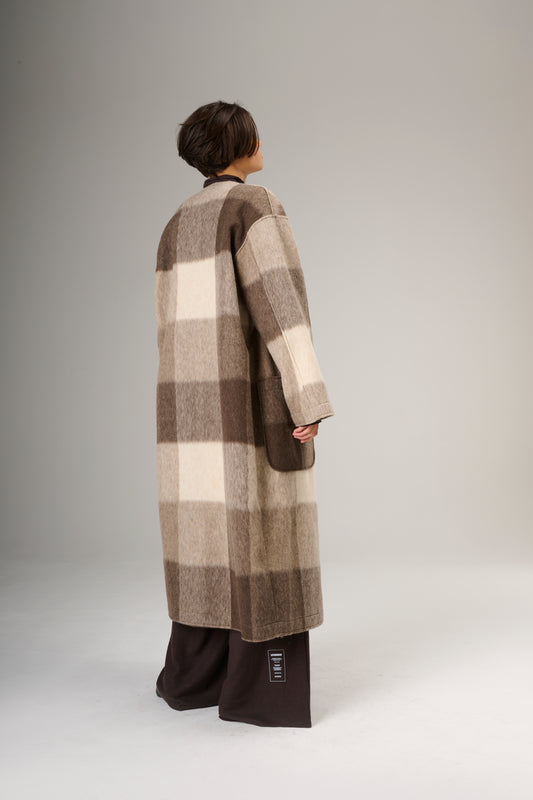 Liv Bergen Split_check Coat