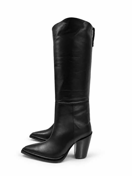 Midnight Rider - Leder Cowboystiefel