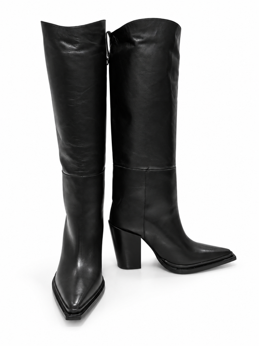 Midnight Rider - Leder Cowboystiefel
