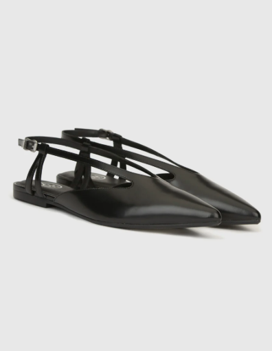 ASH Leder-Slingbacks Baloon