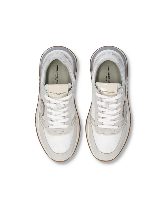 Philippe Model Paris Sneakers Tropez 2.1 für Damen, Weiß Grau